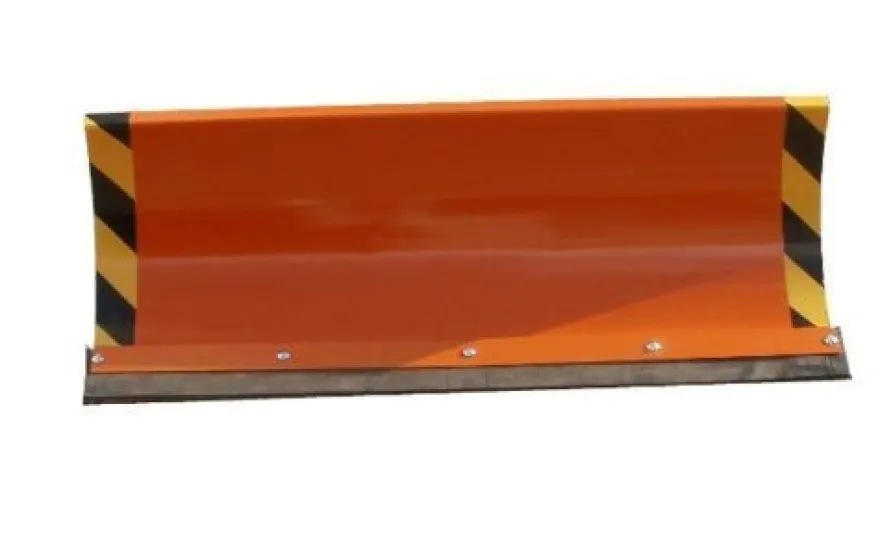 Universal Schneeschild Einachser Rasentraktor Reflektoren Orange 100 - 200 x 40