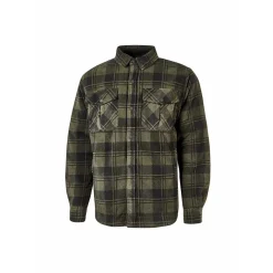 U-Power Wattierte Flanell-Hemdjacke Willow
