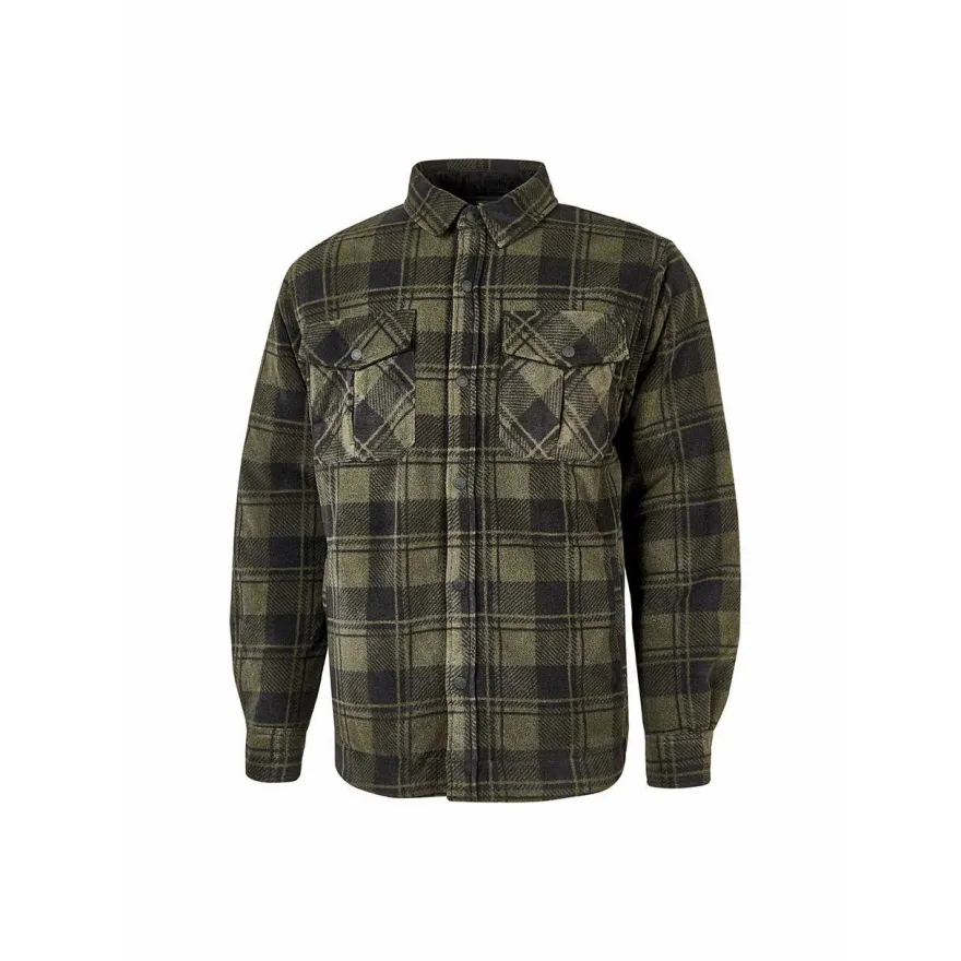 U-Power Wattierte Flanell-Hemdjacke Willow