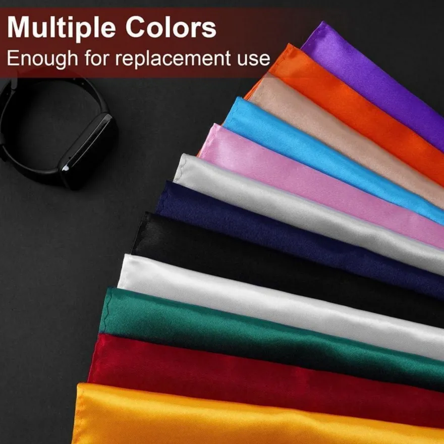URAQT Herren Einstecktuch Uni Rotwein, 30x30 cm, 100% Polyester-Seide