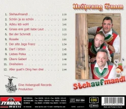 Ursprung Buam: Stehaufmandl - Tyrolis Handels-GmbH - (CD / S)