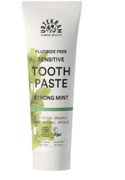 Urtekram - Strong Mint Toothpaste Sensitive - Zahnpasta - 75 ml
