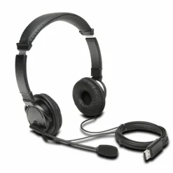 USB HiFi-Kopfhörer mit Mikrofon (schwarz)