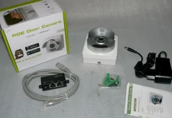 U5802Y POE Türklingel Kamera 720P Mikrofon PIR Sensor Nachtsicht Sensoren Record