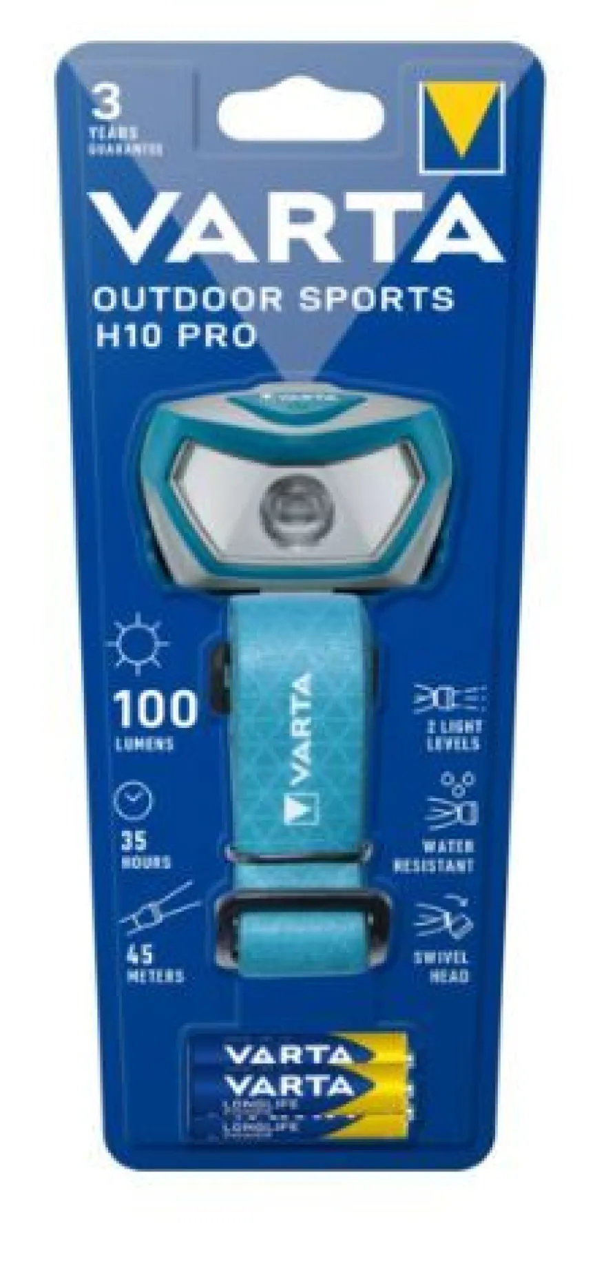 VARTA Outdoor Sports H10 Pro 3AAA mit Batt