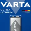 Varta Ultra Lithium 9V E-Block E Block 6FR61 Transistor 6122 1er Blister
