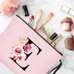 Vavabox Personalisierte A-Z Kosmetiktasche mit initialem Aufdruck - Perfektes