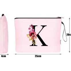 Vavabox Personalisierte Kosmetiktasche mit Initialen - Perfektes Geschenk für