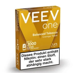 VEEV one Pod Balanced Tobacco 18mg/ml Nikotin à 2 Pods