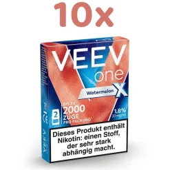 VEEV one Pod Watermelon * X* 20mg/ml Nikotin 10x 2 Pods