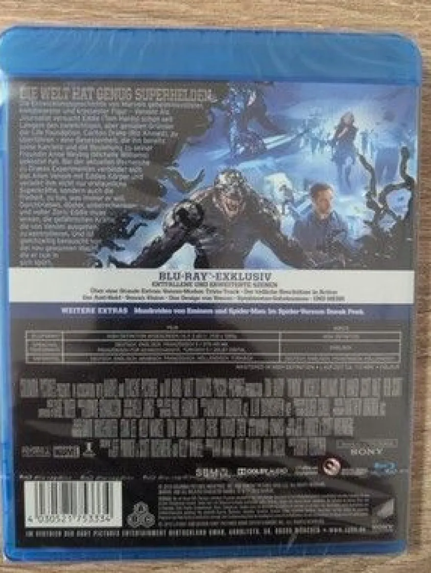 Venom mit Tom Hardy Blu-ray