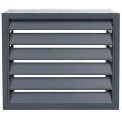 Verkleidung für Klimaanlage/Wärmetauscher HWC-O43, Abdeckung, Metall 73x97x38cm