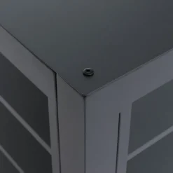 Verkleidung für Klimaanlage/Wärmetauscher HWC-O43, Abdeckung, Metall 73x97x38cm