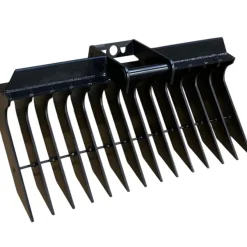 Verstärkter Roderechen MS01 / MS03 / CW05 Baggerharke Rechen 60 - 200 cm Breite