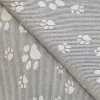 Vet Bed Hundedecke Hundebett Hunde Schlafplatz 150 x 100 cm anthrazit graue Pfoten