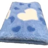 Vet Bed Hundedecke Hundebett Schlafplatz 100 x 75 cm Big Heart blauw