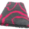 Vet Bed Hundedecke Hundebett Schlafplatz 150 x 100 cm anthrazit fuchsie