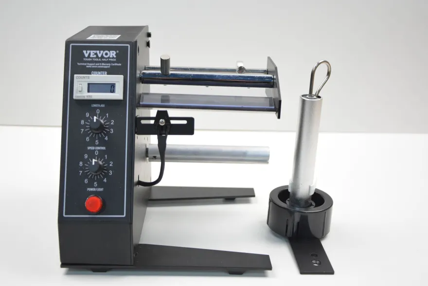 VEVOR Automatischer Etikettenspender 15-125mm einstellbare Geschwindigkeit