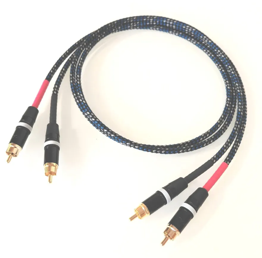 Viablue EPC-4 - HighEnd Cinchkabel - 1 Paar - Blue