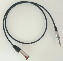 Viablue EPC-4 - HighEnd Kopfhörerkabel - Verlängerung - 6,3mm Klinke - Blue