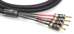 Viablue -SC-4 Silver- HighEnd Lautsprecherkabel - Bi-Amping - Bananas T8 - Black