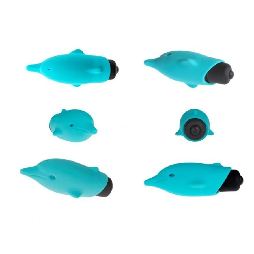 Vibrierende Kugel Delphin Silikon 7.5 c 2.5 cm