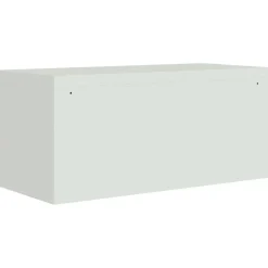 vidaXL Aktenschrank Hellgrau 90x40x240 cm Stahl