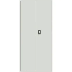 vidaXL Aktenschrank Hellgrau 90x40x240 cm Stahl