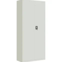 vidaXL Aktenschrank Hellgrau 90x40x240 cm Stahl