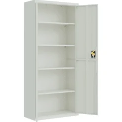 vidaXL Aktenschrank Hellgrau 90x40x240 cm Stahl