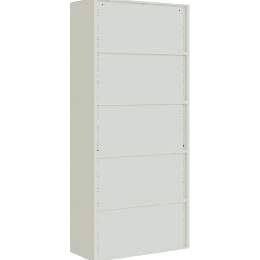 vidaXL Aktenschrank Hellgrau 90x40x240 cm Stahl