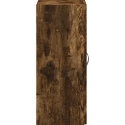 vidaXL Aktenschrank Räuchereiche 60x32x77,5 cm Holzwerkstoff