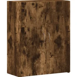 vidaXL Aktenschrank Räuchereiche 60x32x77,5 cm Holzwerkstoff