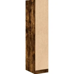 vidaXL Apothekerschrank Räuchereiche 30x41x144,5 cm Holzwerkstoff