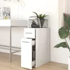 vidaXL Apothekerschrank Weiß 20x45,5x60 cm Holzwerkstoff