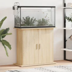 vidaXL Aquariumständer Sonoma-Eiche 81 x 36 x 73 cm Holzwerkstoff