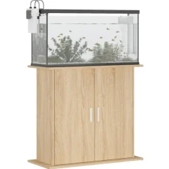 vidaXL Aquariumständer Sonoma-Eiche 81 x 36 x 73 cm Holzwerkstoff