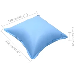 vidaXL Aufblasbare Poolkissen für Aufstellpools 4 Stk. PVC