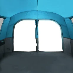 vidaXL Autozelt 4 Personen Blau Wasserfest