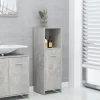 vidaXL Badezimmerschrank Betongrau 30x30x95 cm Holzwerkstoff