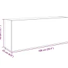vidaXL Bad-Wandschrank Weiß 100x25x40 cm Holzwerkstoff