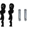 vidaXL Balkon-Seitenmarkise 85x250 cm Grau