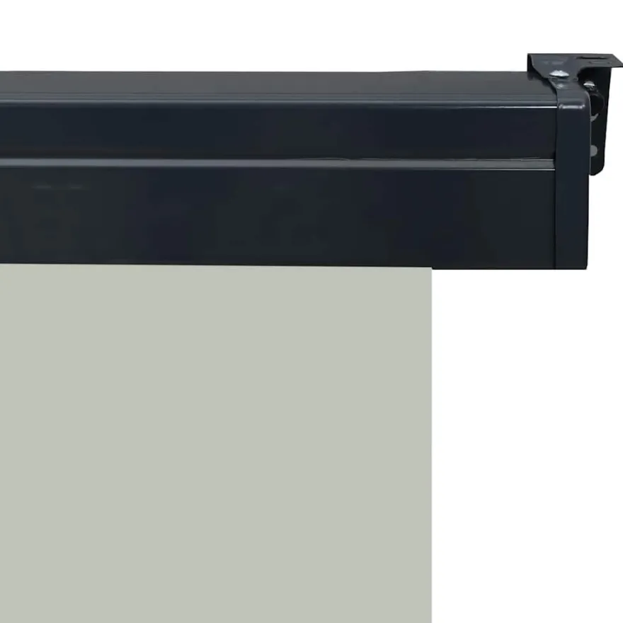 vidaXL Balkon-Seitenmarkise 85x250 cm Grau