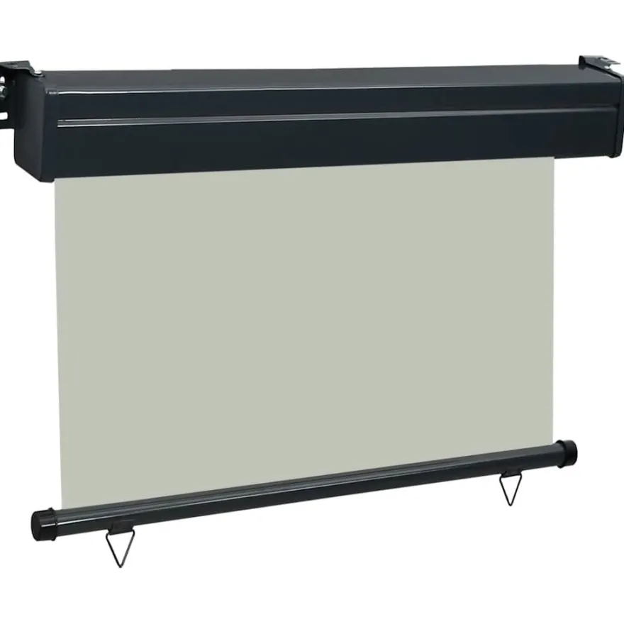 vidaXL Balkon-Seitenmarkise 85x250 cm Grau