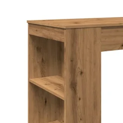 vidaXL Bartisch mit Regal Artisan-Eiche 95x47x103,5 cm Holzwerkstoff