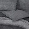 vidaXL Bettwäsche-Set Dunkelgrau 260x240 cm Baumwolle