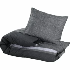 vidaXL Bettwäsche-Set Dunkelgrau 260x240 cm Baumwolle