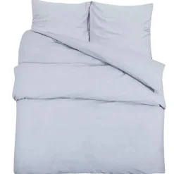 vidaXL Bettwäsche-Set Grau 200x220 cm Leichte Mikrofaser