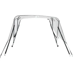 vidaXL 3-Bow Bimini-Top mit Seitenteilen 183x(185-198)x137 cm