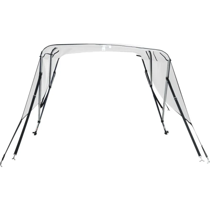 vidaXL 3-Bow Bimini-Top mit Seitenteilen 183x(185-198)x137 cm